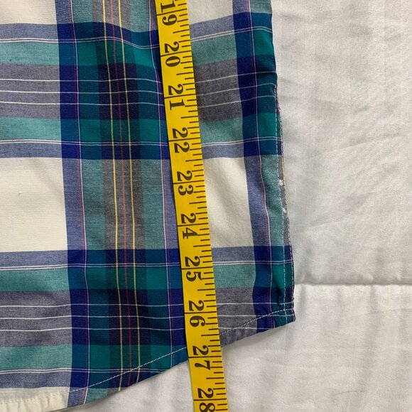 Dolce & Gabbana Men’s Short Sleeve Plaid Shirt – Medium - Picture 8 of 8